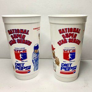 1992 Diet Pepsi National Super Star Series MLB Baseball Collector Cups